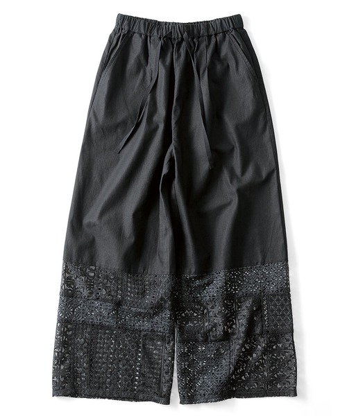 and myera(アンド マイラ)の「and myera パッチワークレースパンツ(その他パンツ・レディース・ブラック/ホワイト・M/LL/L/S)」の22枚目の写真