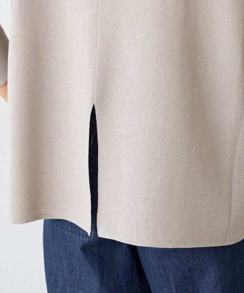 BEARDSLEY(ビアズリー)の「サラットプルオーバー(ニット/セーター・レディース・ローズ/ダークグレー/ベージュ/ライトグレー・FREE)」の22枚目の写真