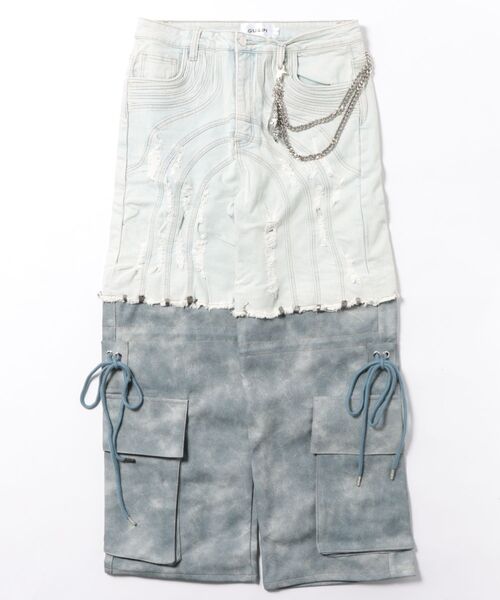 GUAPI/グアピ/AQUA CONVERTIBLE BLUE DENIM（デニムパンツ