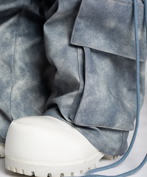 L.H.P（エルエイチピー）の「GUAPI/グアピ/AQUA CONVERTIBLE BLUE DENIM（デニムパンツ・メンズ・ブルー・28/30/32/34）」の8枚目の写真