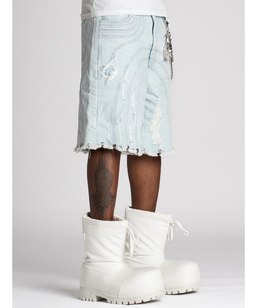 L.H.P（エルエイチピー）の「GUAPI/グアピ/AQUA CONVERTIBLE BLUE DENIM（デニムパンツ・メンズ・ブルー・28/30/32/34）」の14枚目の写真