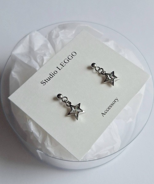 CERCA(チェルカ)の「Studio LEGGO/スターピアス(ピアス(両耳用)・レディース・C/B/G/A/H/D/E/F/I/J/K/L・FREE)」の2枚目の写真