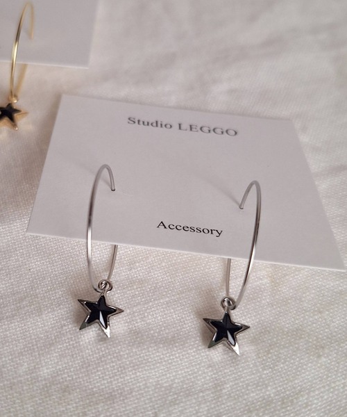 CERCA(チェルカ)の「Studio LEGGO/スターピアス(ピアス(両耳用)・レディース・C/B/G/A/H/D/E/F/I/J/K/L・FREE)」の17枚目の写真