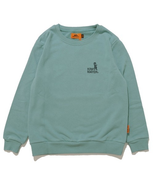 KRIFF MAYER Kid's Collection（クリフメイヤーキッズコレクション）の「【裏微起毛】シフォンタッチクルー（UFO）（スウェット・キッズ・サックスブルー/グレー/パープル/ネイビー・120/170/160/150/140/130）」の7枚目の写真