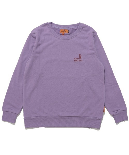 KRIFF MAYER Kid's Collection（クリフメイヤーキッズコレクション）の「【裏微起毛】シフォンタッチクルー（UFO）（スウェット・キッズ・サックスブルー/グレー/パープル/ネイビー・120/170/160/150/140/130）」の9枚目の写真