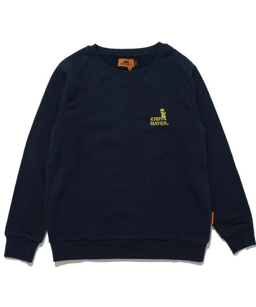 KRIFF MAYER Kid's Collection（クリフメイヤーキッズコレクション）の「【裏微起毛】シフォンタッチクルー（UFO）（スウェット・キッズ・サックスブルー/グレー/パープル/ネイビー・120/170/160/150/140/130）」の11枚目の写真