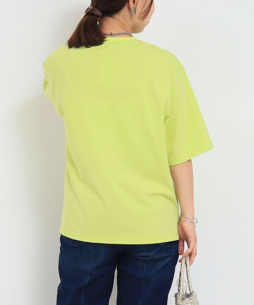 fredy couleur（フレディクルール）の「刺繍ロゴTシャツ（Tシャツ/カットソー・レディース・イエロー/ブラウン/ベビーピンク・38）」の11枚目の写真