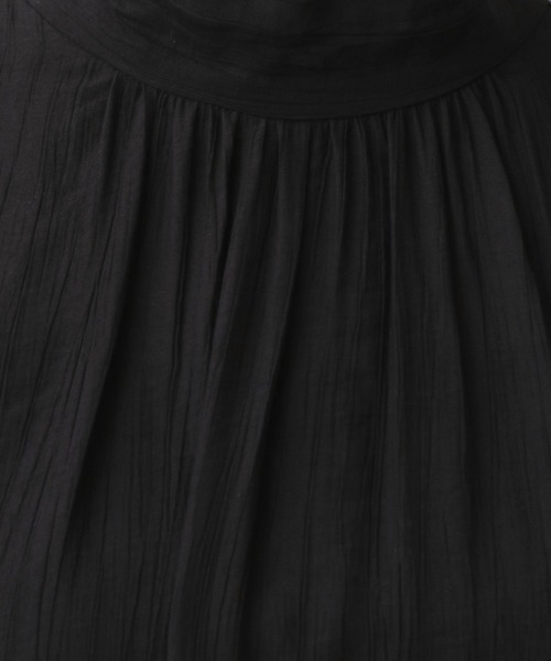 A part by（アパートバイ）の「ボウタイブラウスノースリーブ（Tシャツ/カットソー・レディース・ブラック/アイボリー/ライトオレンジ系5・FREE）」の16枚目の写真