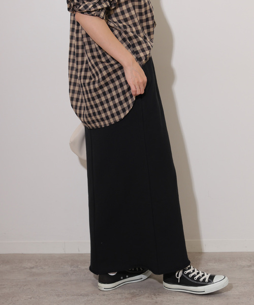 JOURNAL STANDARD relume（ジャーナルスタンダード　レリューム）の「《一部WEB追加8 / 新色》スウェットマキシスカート（スカート・レディース・グレー/ブラウン/ブラック系その他・FREE）」の10枚目の写真