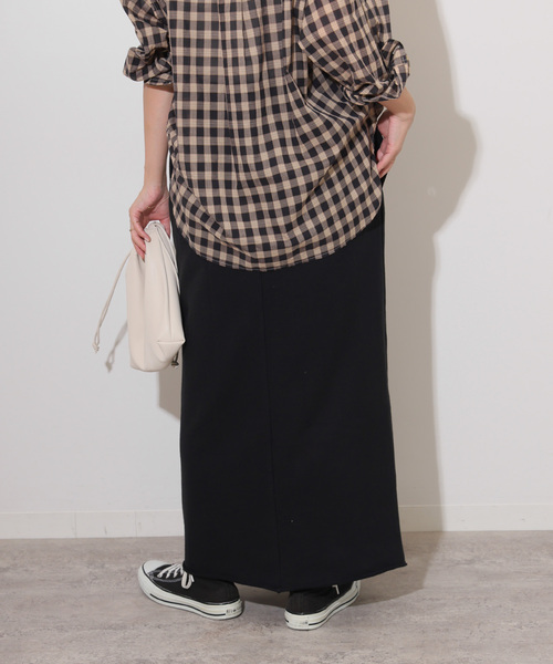 JOURNAL STANDARD relume（ジャーナルスタンダード　レリューム）の「《一部WEB追加8 / 新色》スウェットマキシスカート（スカート・レディース・グレー/ブラウン/ブラック系その他・FREE）」の11枚目の写真
