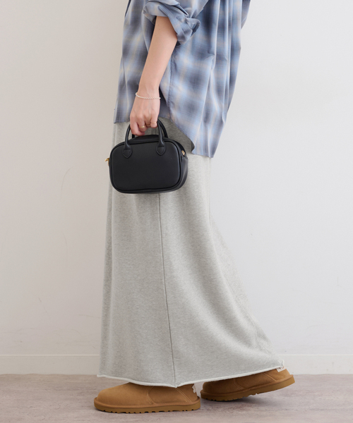 JOURNAL STANDARD relume（ジャーナルスタンダード　レリューム）の「《一部WEB追加8 / 新色》スウェットマキシスカート（スカート・レディース・グレー/ブラウン/ブラック系その他・FREE）」の15枚目の写真