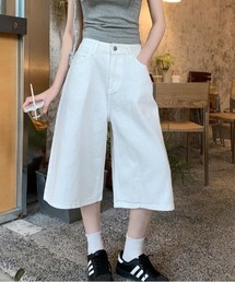 GIVENCHY 美品 クロップドパンツ デニムパンツ 半端丈 ホワイトデニム Amazon | [NEZIH] クロップドパンツ レディース デニム ショート