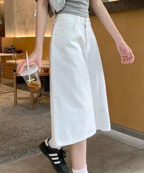 【即完売】pheeny デニムキュロットのみ 即完売】pheeny デニムキュロットのみ