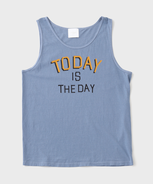 TODAY edition(トゥデイエディション)の「TODAY edition / トゥデイエディション TODAY TANK TOP(タンクトップ・メンズ・グレー/ボルドー/ブルー系その他・MEDIUM/LARGE)」の2枚目の写真