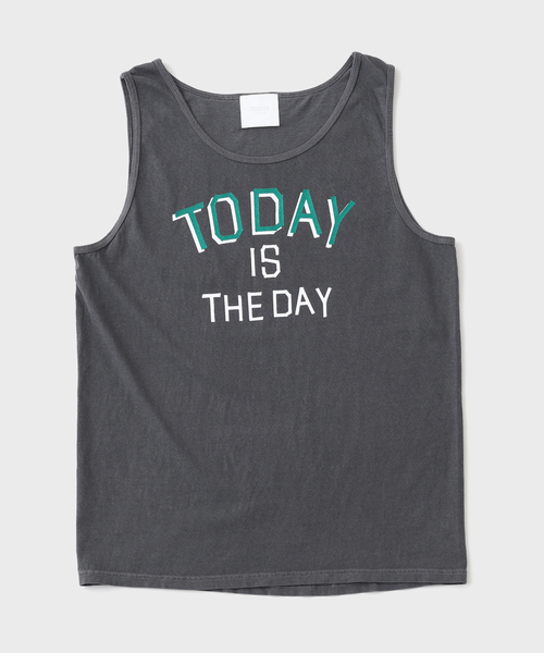 TODAY edition(トゥデイエディション)の「TODAY edition / トゥデイエディション TODAY TANK TOP(タンクトップ・メンズ・グレー/ボルドー/ブルー系その他・MEDIUM/LARGE)」の1枚目の写真