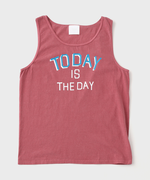 TODAY edition(トゥデイエディション)の「TODAY edition / トゥデイエディション TODAY TANK TOP(タンクトップ・メンズ・グレー/ボルドー/ブルー系その他・MEDIUM/LARGE)」の3枚目の写真