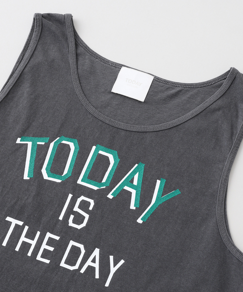 TODAY edition(トゥデイエディション)の「TODAY edition / トゥデイエディション TODAY TANK TOP(タンクトップ・メンズ・グレー/ボルドー/ブルー系その他・MEDIUM/LARGE)」の5枚目の写真