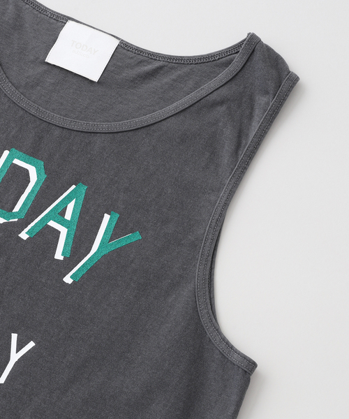 TODAY edition(トゥデイエディション)の「TODAY edition / トゥデイエディション TODAY TANK TOP(タンクトップ・メンズ・グレー/ボルドー/ブルー系その他・MEDIUM/LARGE)」の6枚目の写真