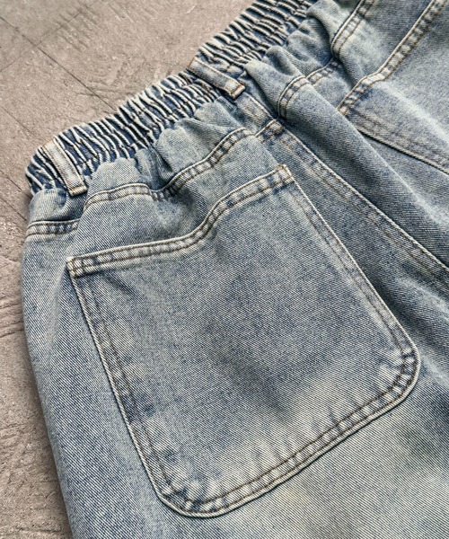 CALIFORNIA OUTFITTERS（カリフォルニア アウトフィッターズ）の「7A7 サイドライン ワイドデニム バミューダパンツ（デニムパンツ・メンズ・ブルー/ライトブルー/ブルー系その他・L/M）」の16枚目の写真