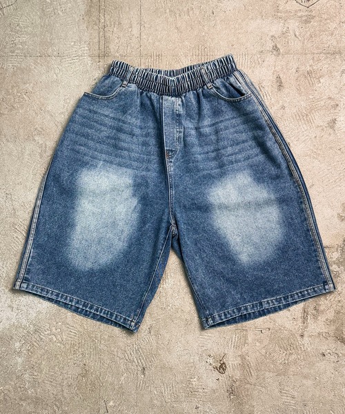 CALIFORNIA OUTFITTERS（カリフォルニア アウトフィッターズ）の「7A7 サイドライン ワイドデニム バミューダパンツ（デニムパンツ・メンズ・ブルー/ライトブルー/ブルー系その他・L/M）」の11枚目の写真