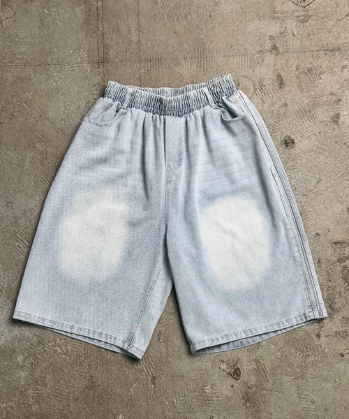 CALIFORNIA OUTFITTERS（カリフォルニア アウトフィッターズ）の「7A7 サイドライン ワイドデニム バミューダパンツ（デニムパンツ・メンズ・ブルー/ライトブルー/ブルー系その他・L/M）」の14枚目の写真
