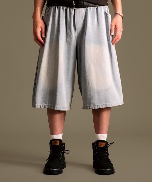 CALIFORNIA OUTFITTERS（カリフォルニア アウトフィッターズ）の「7A7 サイドライン ワイドデニム バミューダパンツ（デニムパンツ・メンズ・ブルー/ライトブルー/ブルー系その他・L/M）」の17枚目の写真