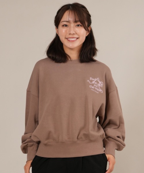 セール】RIKKA FEMME/リッカファム スウェット ワンポイント刺繍