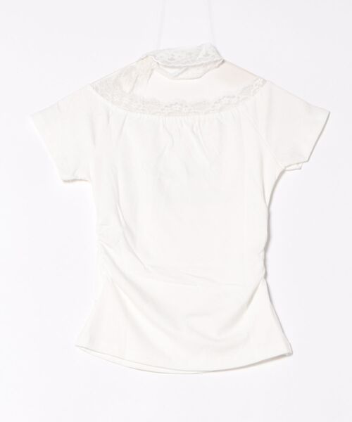 CERCA(チェルカ)の「Nia(ニア)/【レースタイ付き】オフショルダー レースドッキングカットソー Tシャツ(Tシャツ/カットソー・レディース・グレー/ホワイト・SMALL/MEDIUM)」の15枚目の写真