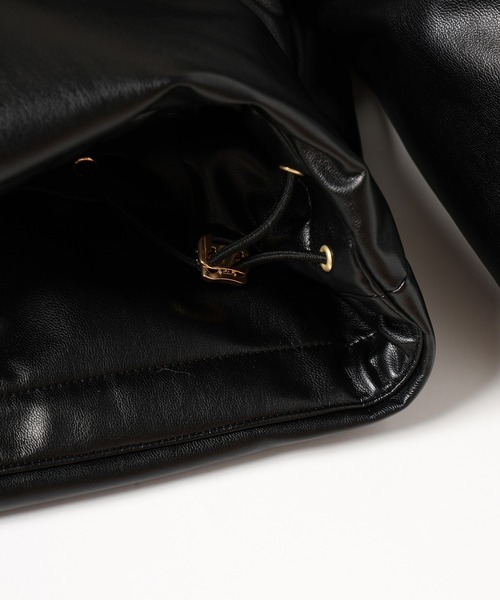 CULLNI(クルニ)の「Faux Leather Removable Sleeve Down Jacket(ダウンジャケット/コート・メンズ・ブラック・2/1/0)」の9枚目の写真