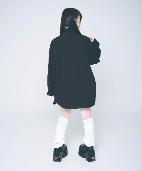 TRAVAS TOKYO（トラバス トウキョウ）の「『TRAVAS TOKYO/トラバス トーキョー』パンクスネクタイシャツ（シャツ/ブラウス・レディース・ブラック/ホワイト・FREE）」の11枚目の写真