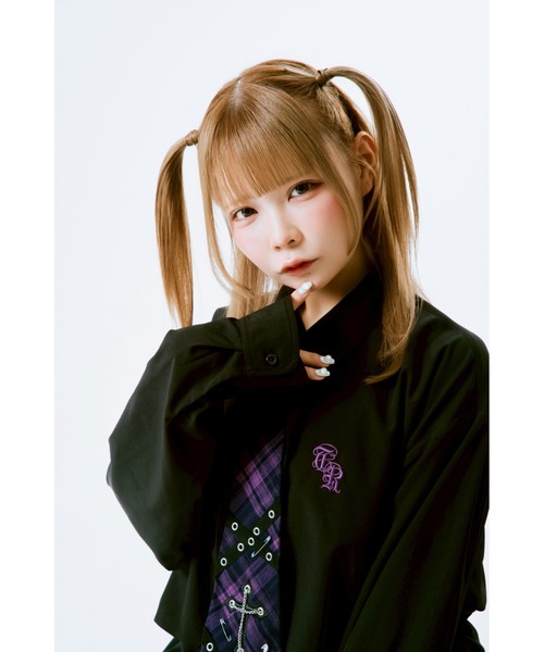 TRAVAS TOKYO（トラバス トウキョウ）の「『TRAVAS TOKYO/トラバス トーキョー』パンクスネクタイシャツ（シャツ/ブラウス・レディース・ブラック/ホワイト・FREE）」の15枚目の写真