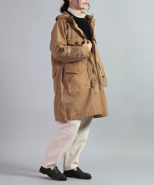 OMNIGOD（オムニゴッド）の「[OMNIGOD womens / オムニゴッド] NCクロスロングミリタリーパーカー（モッズコート・レディース・ブラウン/オリーブ・0）」の11枚目の写真