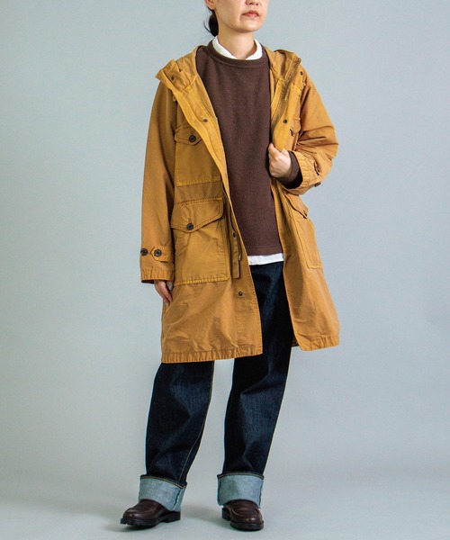 OMNIGOD（オムニゴッド）の「[OMNIGOD womens / オムニゴッド] NCクロスロングミリタリーパーカー（モッズコート・レディース・ブラウン/オリーブ・0）」の12枚目の写真