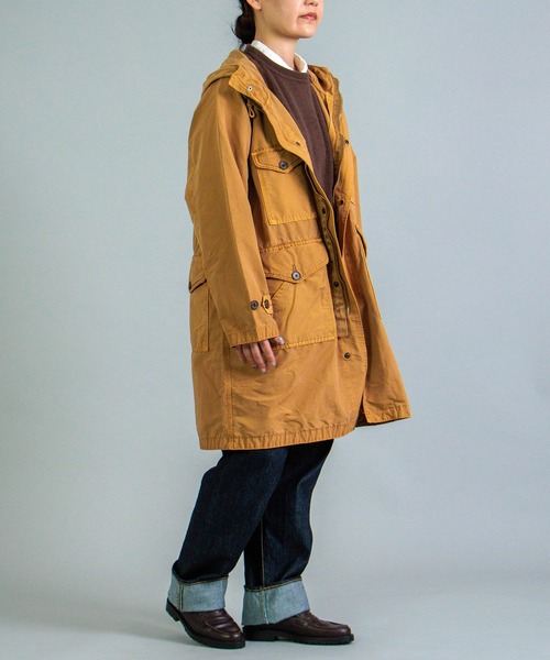 OMNIGOD（オムニゴッド）の「[OMNIGOD womens / オムニゴッド] NCクロスロングミリタリーパーカー（モッズコート・レディース・ブラウン/オリーブ・0）」の13枚目の写真