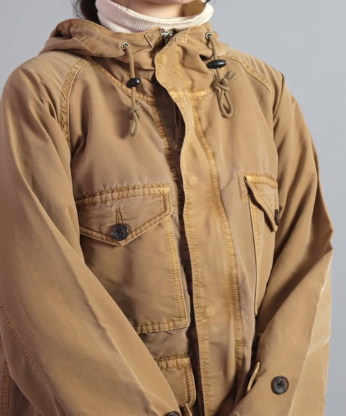 OMNIGOD（オムニゴッド）の「[OMNIGOD womens / オムニゴッド] NCクロスロングミリタリーパーカー（モッズコート・レディース・ブラウン/オリーブ・0）」の18枚目の写真