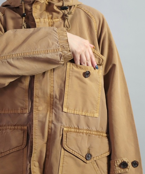 OMNIGOD（オムニゴッド）の「[OMNIGOD womens / オムニゴッド] NCクロスロングミリタリーパーカー（モッズコート・レディース・ブラウン/オリーブ・0）」の19枚目の写真