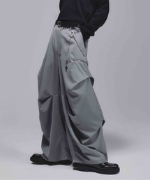 変形 ワイド フレア スラックス グレー 変形 ワイド フレア スラックス グレー ORIGINAL) ワイドフレア