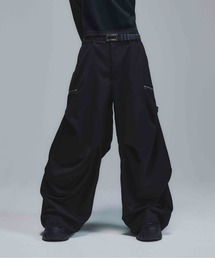 welise | welise×犬飼京 -ephemeral- グレイスフルヘビーTR 3Dタックワイドフレアスラックス(スラックス)