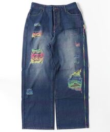 WudgeBoy（ワッジボーイ）の「rainbow damage denim（デニムパンツ）」