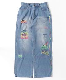 WudgeBoy（ワッジボーイ）の「rainbow damage denim（デニムパンツ）」