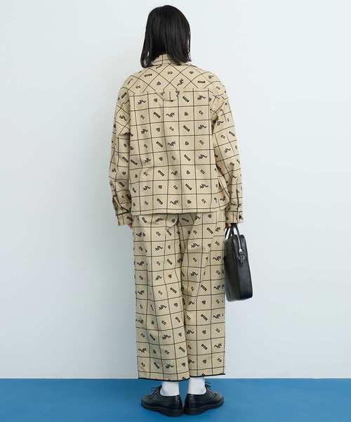 I am I in fact...(アイアムアイインファクト)の「●BLOCK TILE CHECK シャツ(シャツ/ブラウス・レディース・ベージュ/ブラック・FREE)」の19枚目の写真