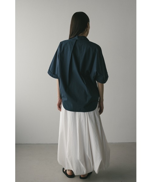 STYLEMIXER(スタイルミキサー)の「ドルマンハーフスリーブシャツ(シャツ/ブラウス・レディース・ネイビー/ホワイト/サックスブルー・FREE)」の18枚目の写真
