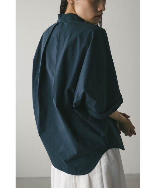 STYLEMIXER(スタイルミキサー)の「ドルマンハーフスリーブシャツ(シャツ/ブラウス・レディース・ネイビー/ホワイト/サックスブルー・FREE)」の21枚目の写真