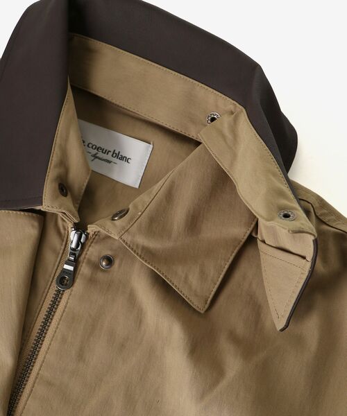 le.coeur blanc（ルクールブラン）の「異素材カラーワークジャケット（その他アウター・レディース・ブラック/キャメル・38）」の22枚目の写真