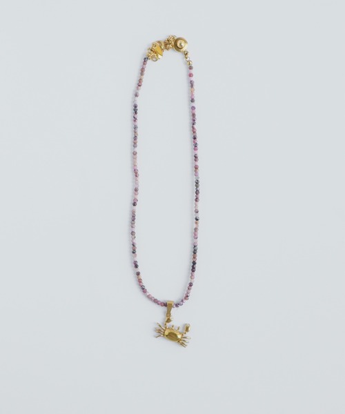 TUWAKRIM（トゥワクリム）の「【TUWAKRIM】Alimango（ネックレス・レディース・ピンク・MEDIUM）」の6枚目の写真