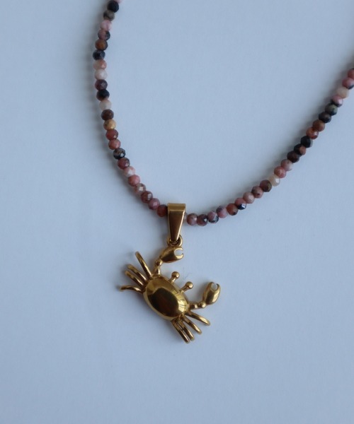 TUWAKRIM（トゥワクリム）の「【TUWAKRIM】Alimango（ネックレス・レディース・ピンク・MEDIUM）」の8枚目の写真