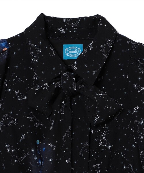 新品タグ付✨ mmts tamaoworld ワンピース ティアード猫 Emerald Motel ネコ柄 ティアードワンピース 定価 ¥8,690- #乃木