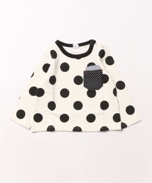 RAGMART（ラグマート）の「チーフモチーフトレーナー（スウェット・キッズ・オレンジ/グレー/ネイビー/ドット・80ｃｍ/90cm/70cm）」の4枚目の写真