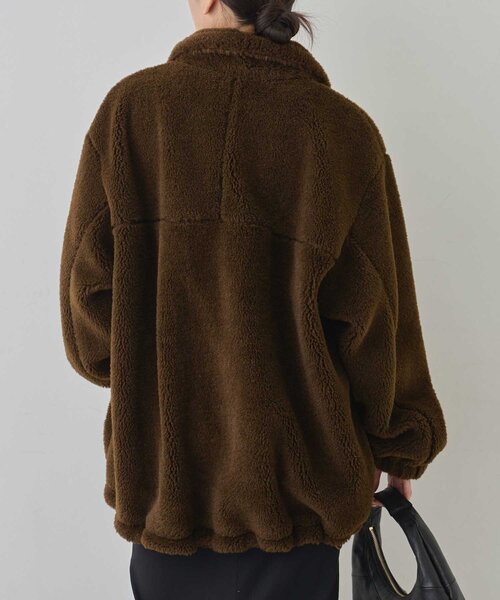 GALLARDAGALANTE（ガリャルダガランテ）の「ボアブルゾン（ブルゾン・レディース・ブラック/ダークブラウン・FREE）」の13枚目の写真