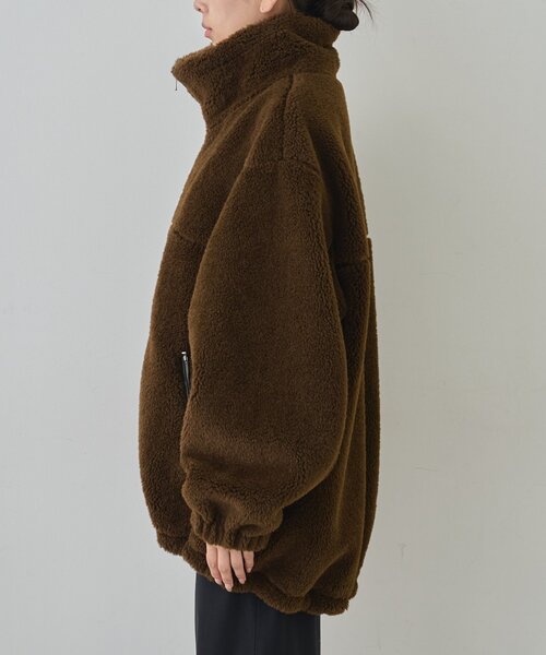 GALLARDAGALANTE（ガリャルダガランテ）の「ボアブルゾン（ブルゾン・レディース・ブラック/ダークブラウン・FREE）」の18枚目の写真